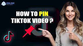 'Video thumbnail for How To Pin TikTok Video 2022 [Easy Tutorial] | Online Help Guide | TikTok New Feature'