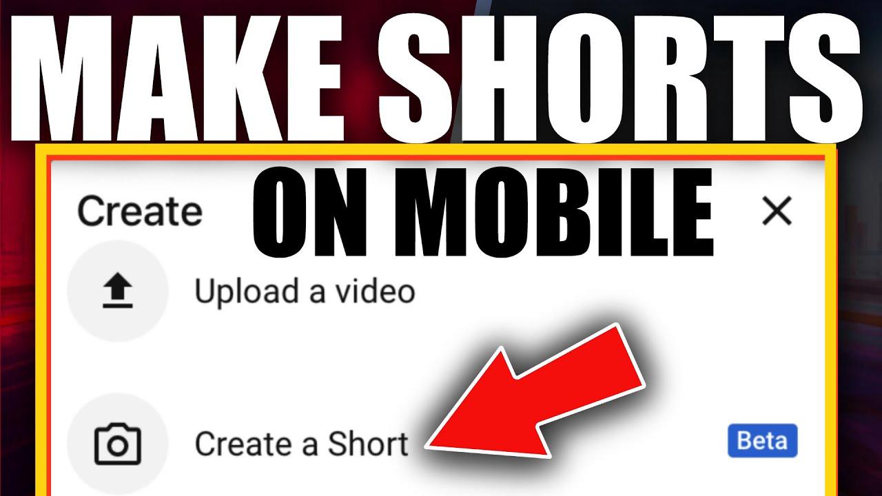 'Video thumbnail for How To Make YouTube Shorts on Mobile [FULL TUTORIAL]'