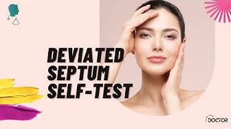'Video thumbnail for Deviated Septum Self-Test | Explained! | Learn From Doctor'