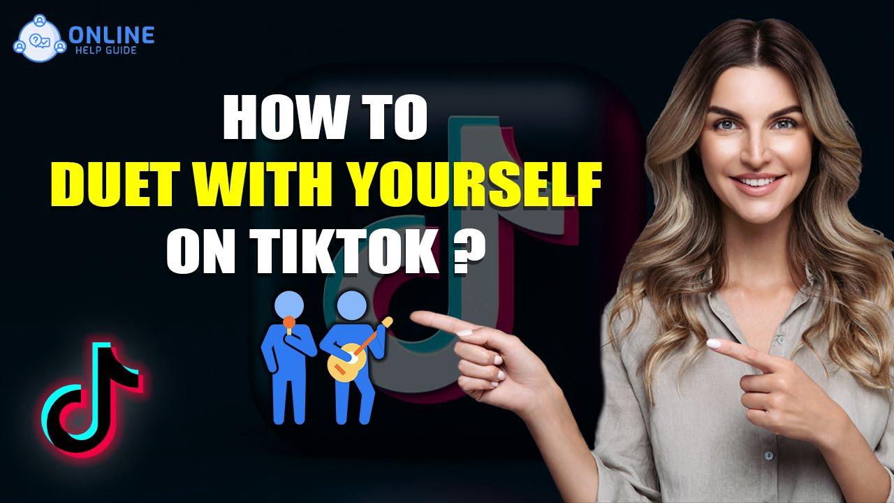 'Video thumbnail for How To Duet With Your Own Video On TikTok 2022 [ Easy Tutorial ] | Online Help Guide | TikTok Guide'