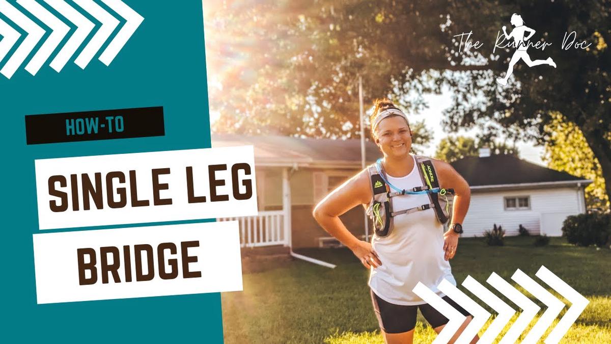 'Video thumbnail for The Best Exercise for Runners - Single Leg Bridge'