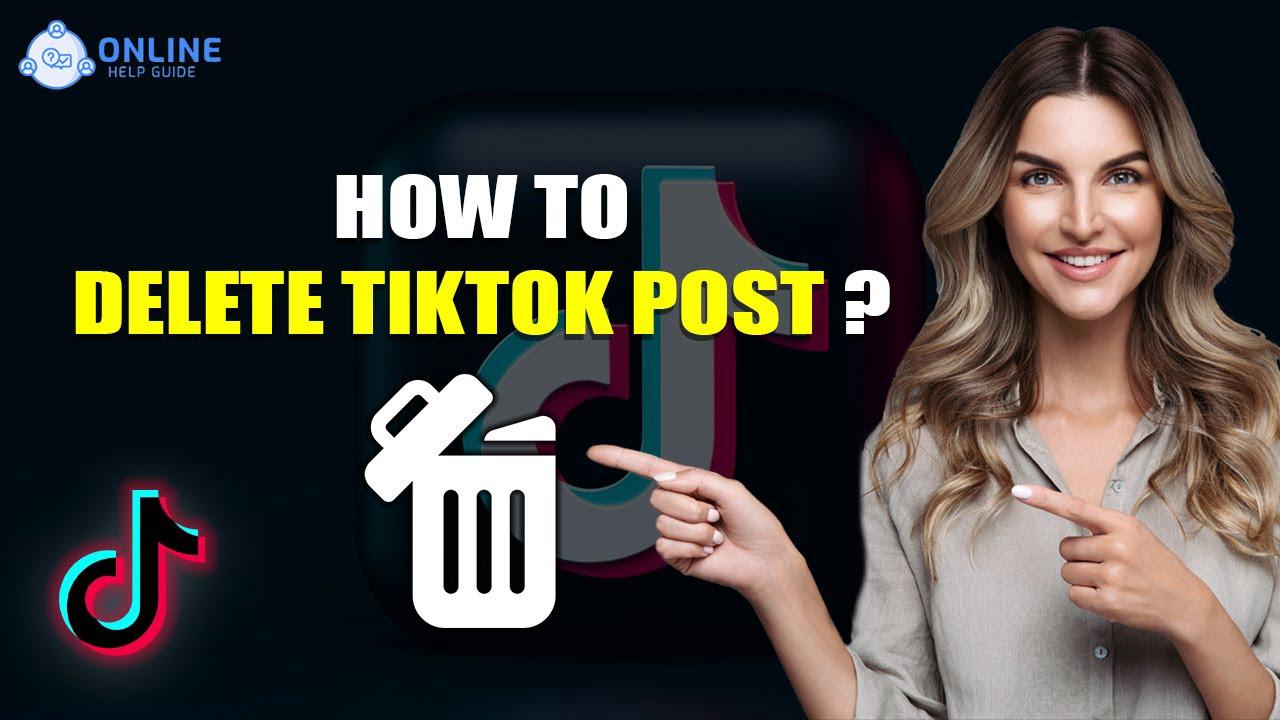 'Video thumbnail for How To Delete Your TikTok Post 2022 [ Easy Tutorial ] | Online Help Guide | TikTok Guide'