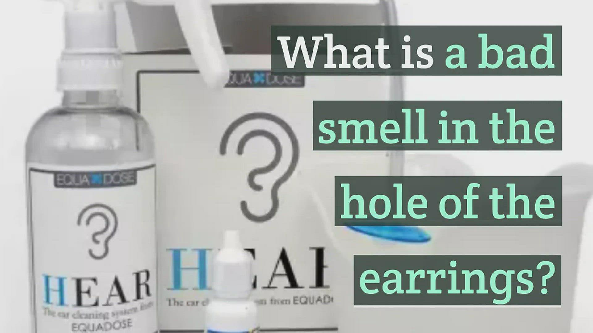 'Video thumbnail for What is a bad smell in the hole of the earrings?'