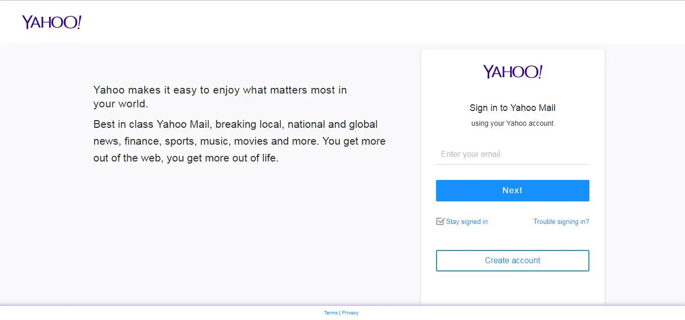 set up yahoo account | Yahoo login page | Yahoo Account