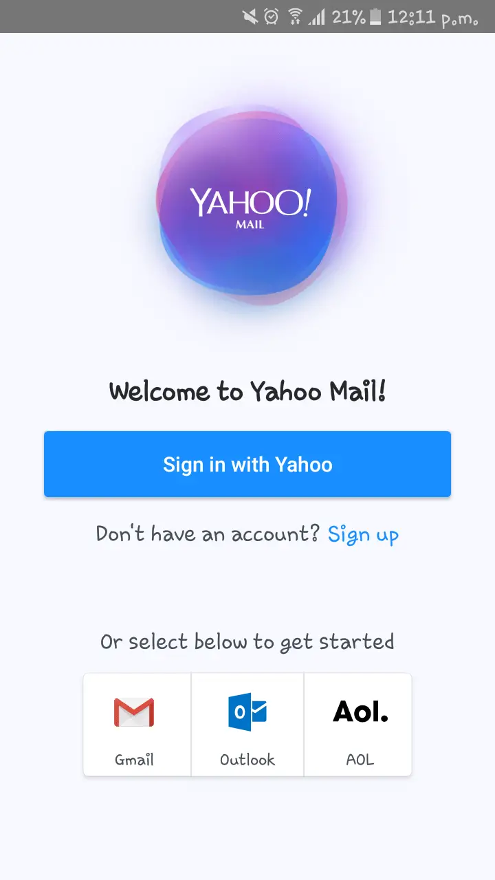 Sign in page|Yahoo Account