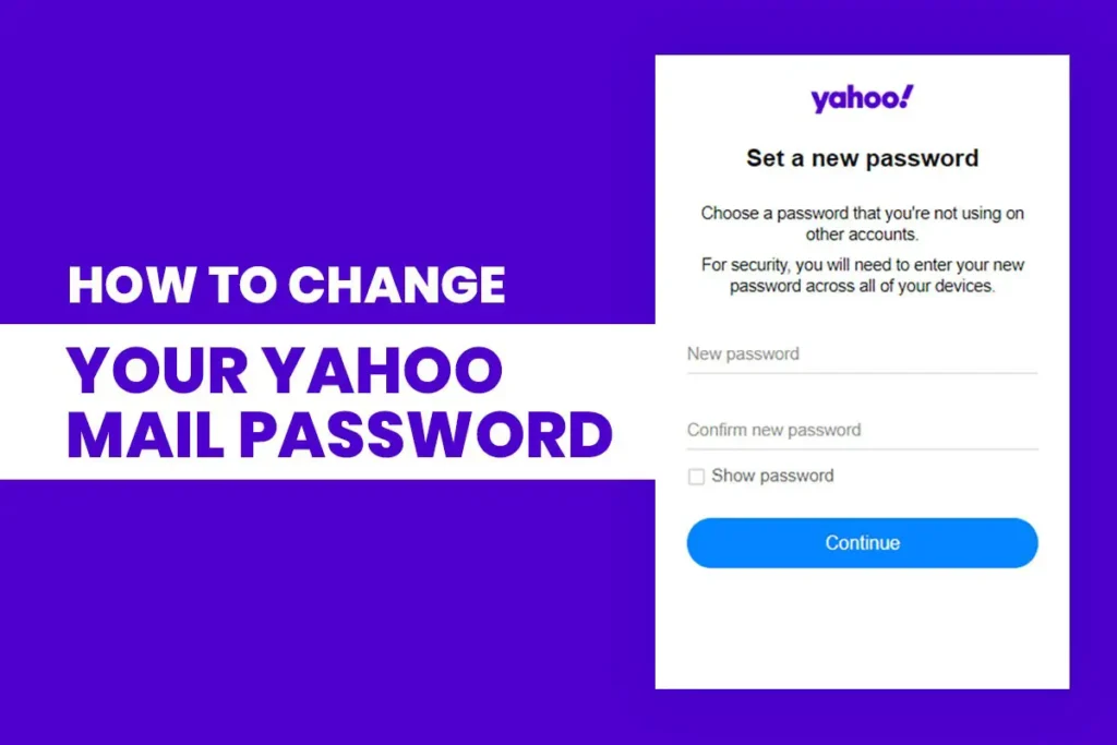 How to Change your Yahoo Mail Password