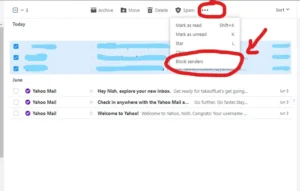 block multiple emails on yahoo mail - onlinehelpguide