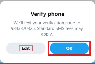 verify your number