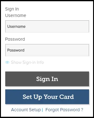 My Vanilla Card login