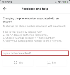 Remove phone number on Tiktok | problem