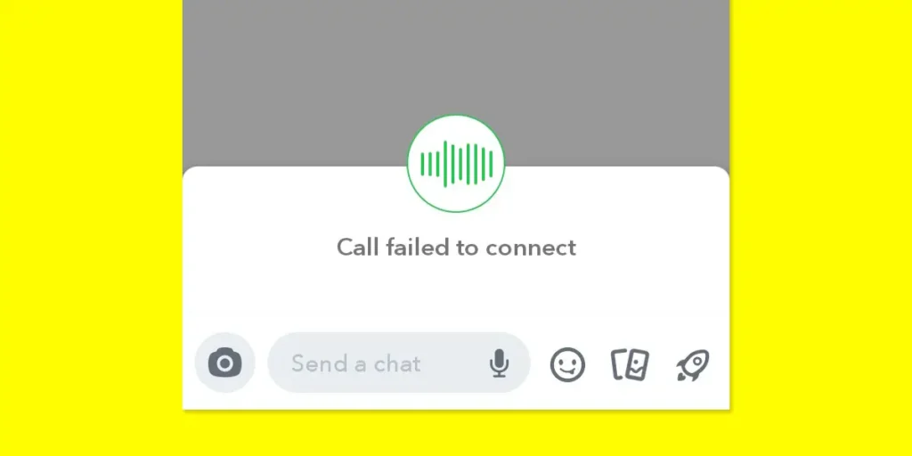 Snapchat Call Failed To Connect
