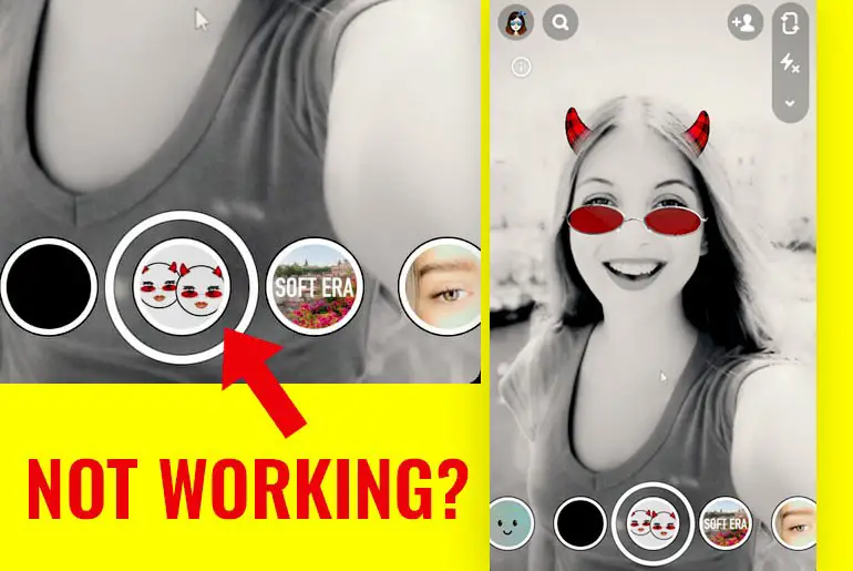 Why Snapchat Lenses Not Working