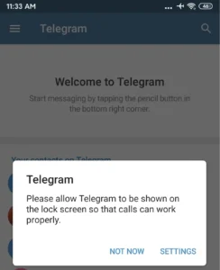 Create A Telegram Account | Settings