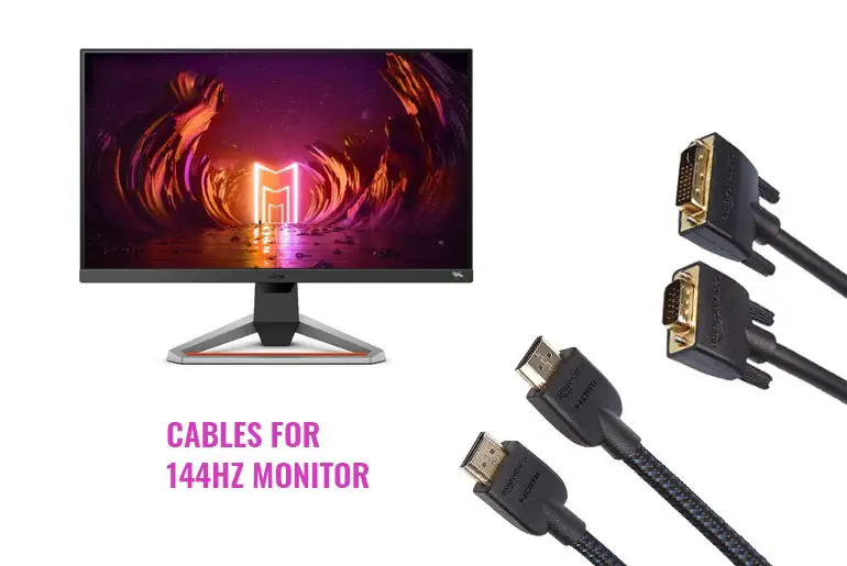 What Cables Supports 144hz Display
