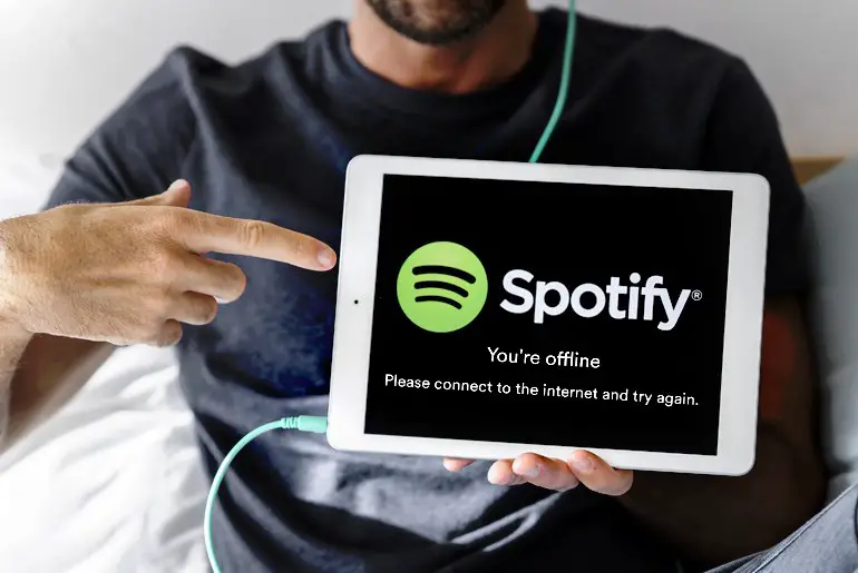Why Spotify Says Offline Even Connected to internet