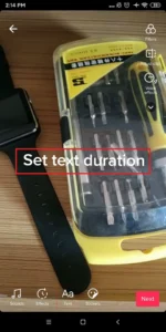 Add text to your video | Add Text Effects On TikTok Videos At A Different Time