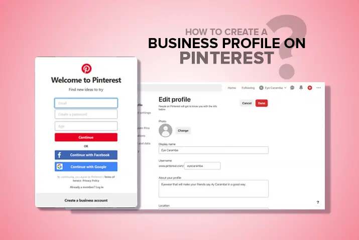 Create A Business Profile On Pinterest