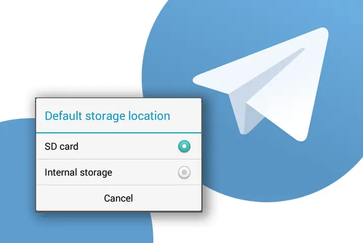 Change Telegram Default Storage to SD Card