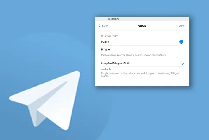 Make Telegram Channel From Private to Public