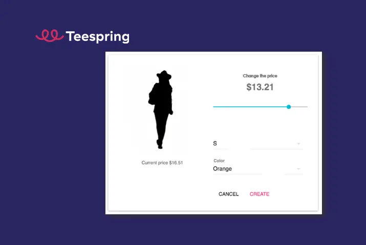 Change Price on Teespring