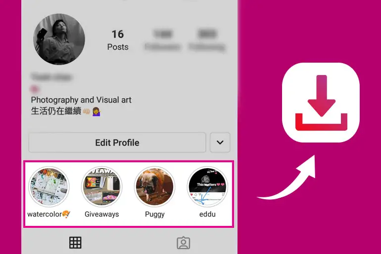 How To Download Posts From Instagram Highlights