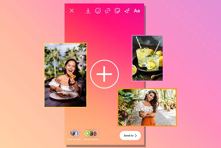 How To Put More Than One Picture On Instagram Story
