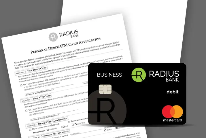 Request For New Radius Bank Debit Card