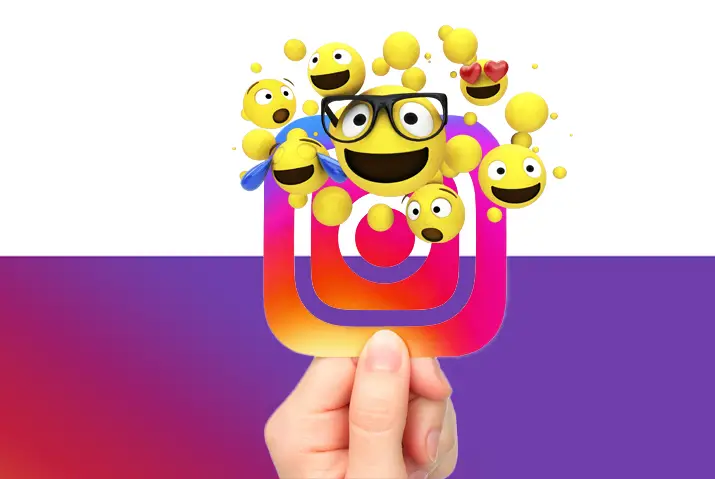 How to add emojis on Instagram caption
