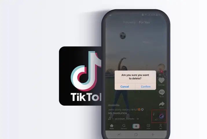 How to delete a Tiktok video from my account