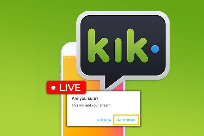 How to remove live streams on Kik