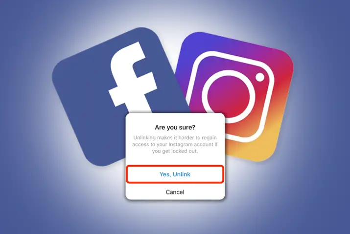 How to unlink Facebook page from Instagram