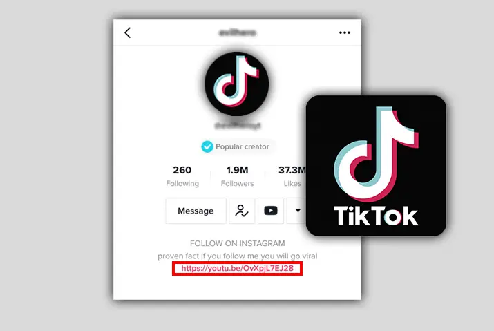 How to add link in bio on Tiktok