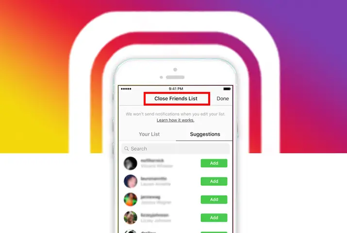 How to add someone to Instagram close friends list