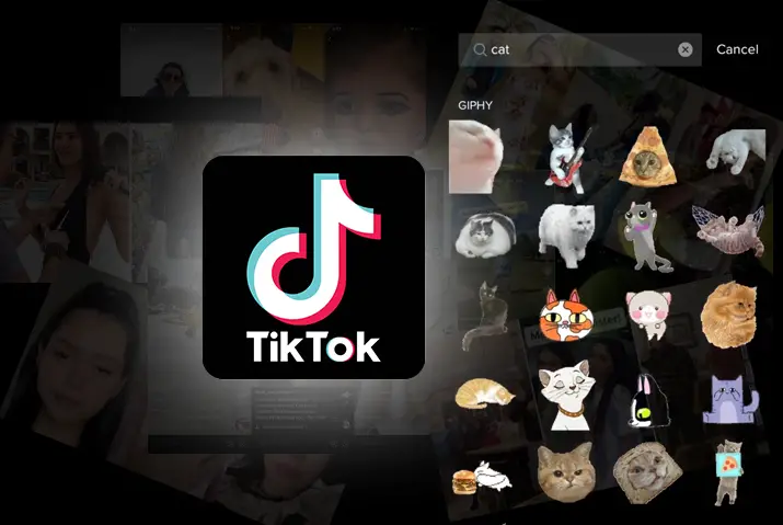 How to add stickers to Tiktok video