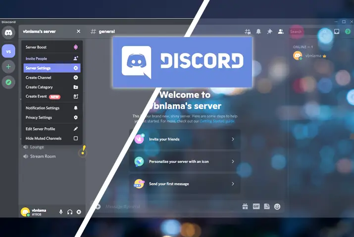 How to change Discord background theme