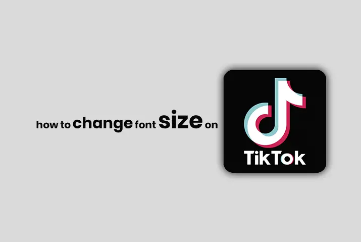 How to change font size on Tiktok video