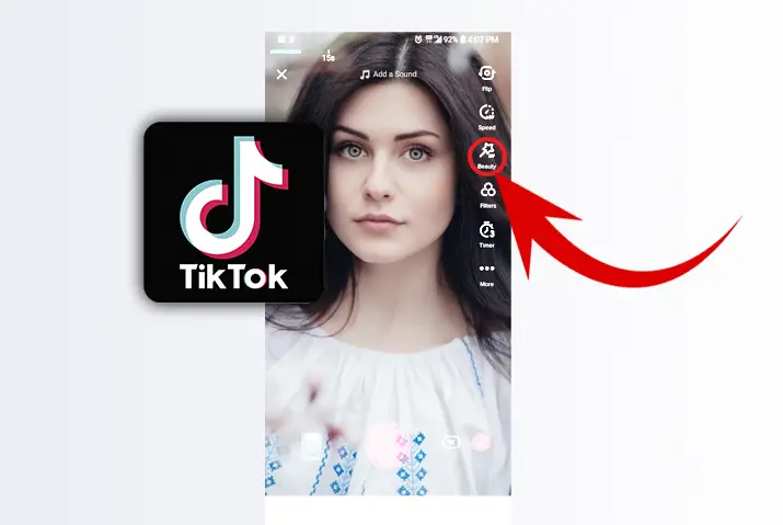 How to enable beauty mode in Tiktok