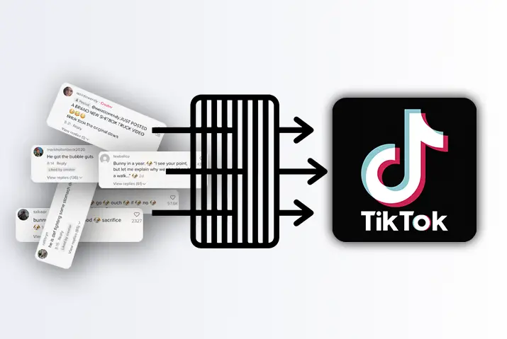 How to filter all comments in Tiktok