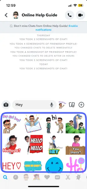 Check The Text Font | Change Text in Snapchat Cameos