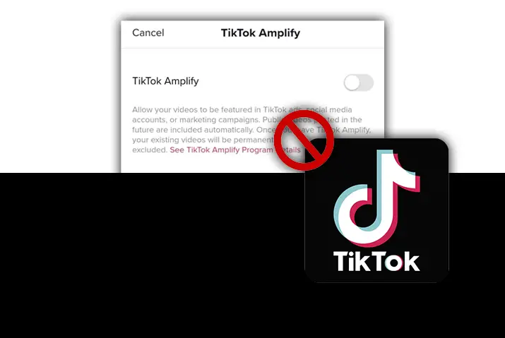 How to disable Tiktok amplify
