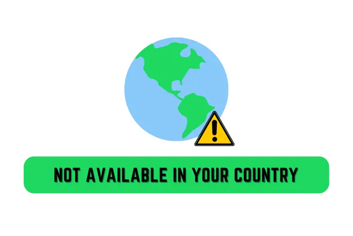 Not available in your country