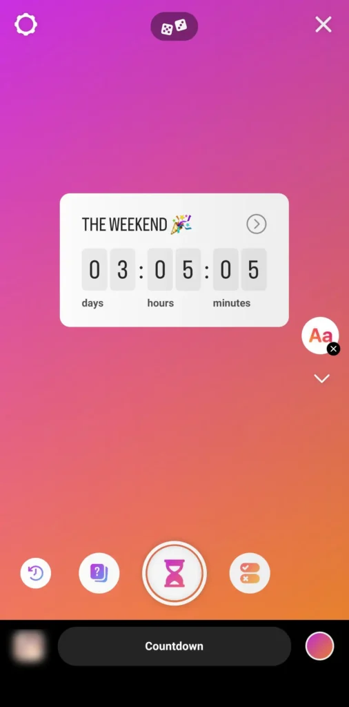 Countdown Option