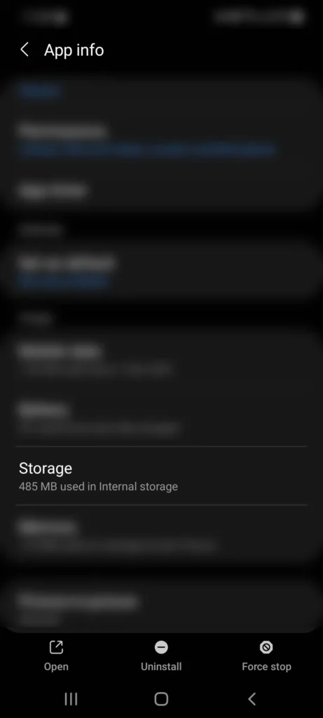 Step 3: Tap on ‘Storage’ On An Android Device