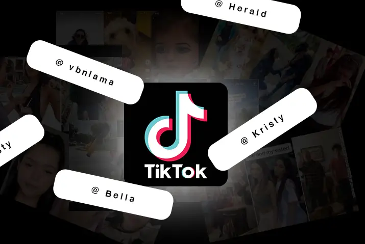 how to add mention stickers to tiktok videos