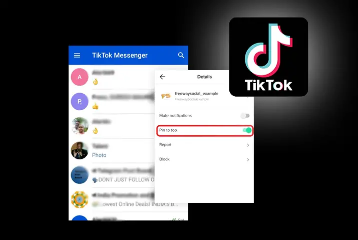 how to bring a chat to the top on tiktok