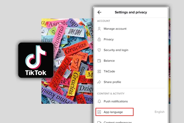 How to change your video language preference on Tiktok