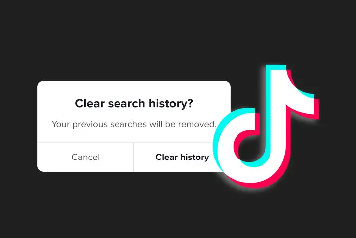 how to clear search history on tiktok