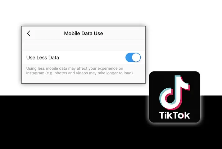 How to make tiktok use less data