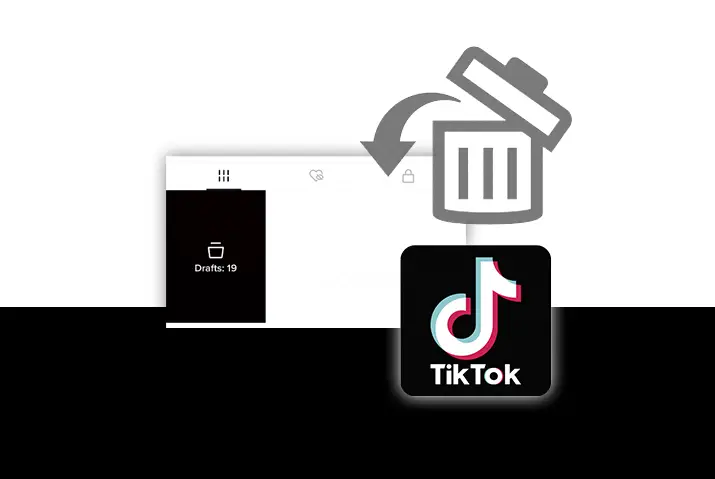 How to get back deleted drafts in Tiktok