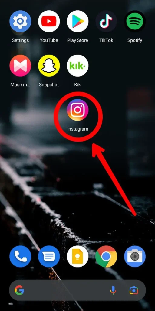 Launch Instagram In Your Device